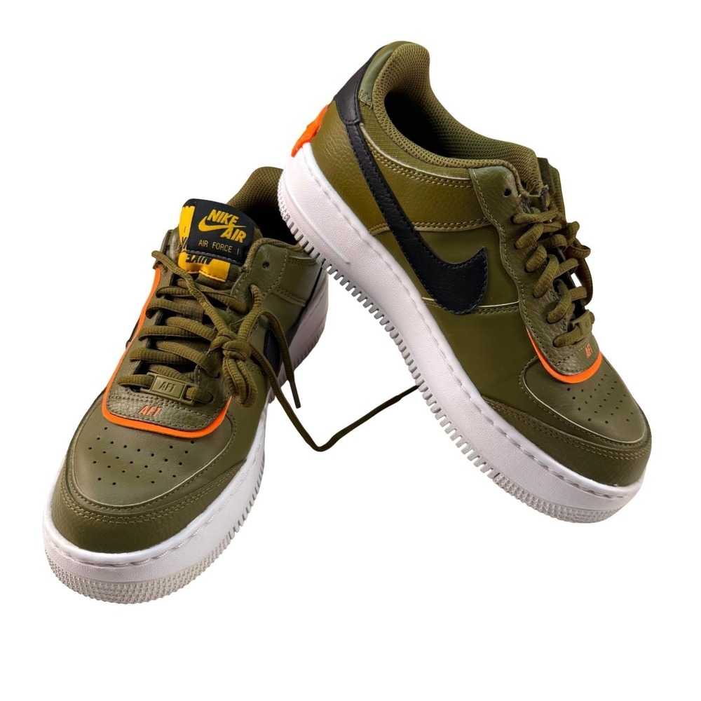 Nike Air‎ Force 1 Shadow Sneakers Women's Size 7.5 Streetcore Olive Green